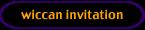 wiccan invitation